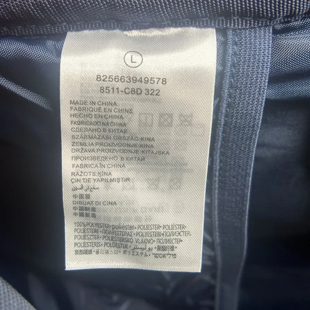 NWT Levi's Girls Box Logo School Backpack Kids ONE SIZE (Navy/Blue)